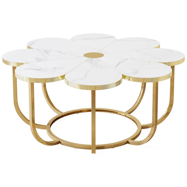 Flower-Shaped Coffee Table lifestyle