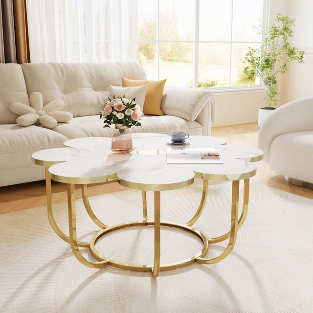 Flower-Shaped Coffee Table detail