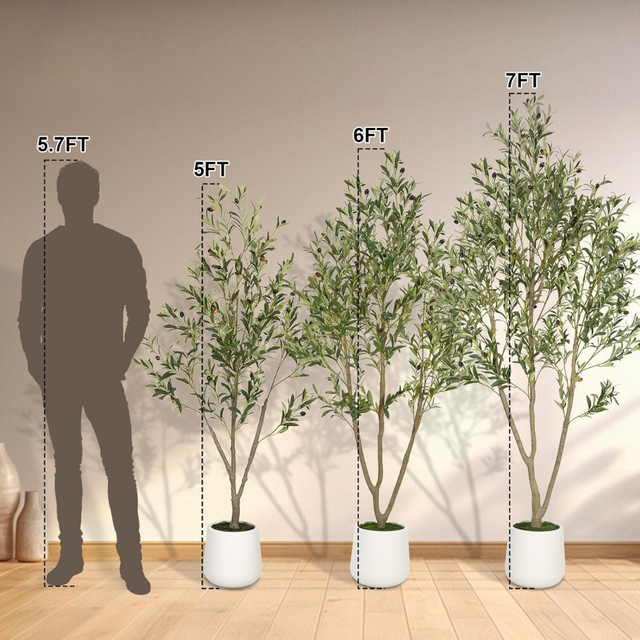 artificial olive tree, fake olive tree indoor, tall faux olive plant, 6ft artificial tree with planter, lifelike olive tree decor, faux potted tree for home, artificial plants for bedroom, office fake plants, no maintenance greenery, Mediterranean home decor
