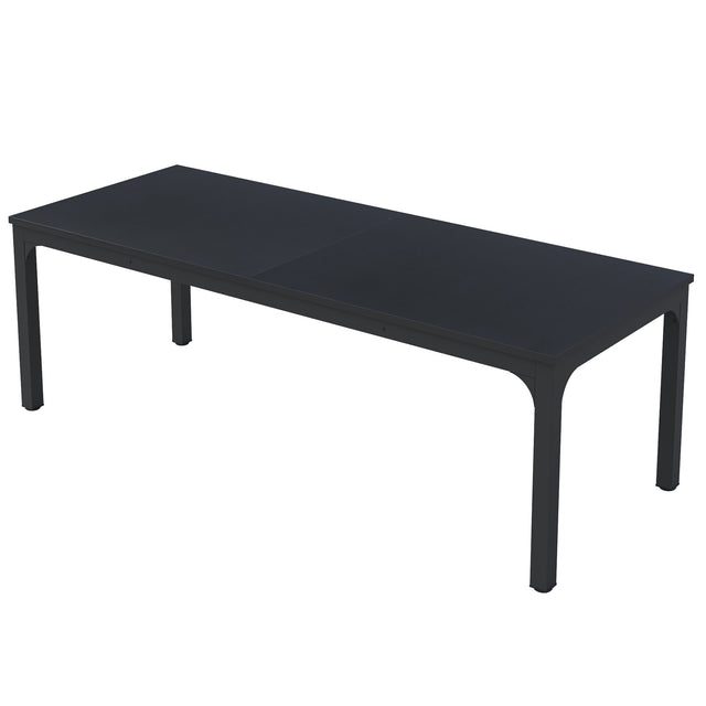 Rectangular Dining Table, 78 inch Long Kitchen Table for 6-8 People