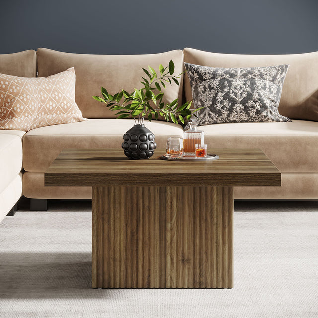 Square Coffee Table 31.5 inch angle view
