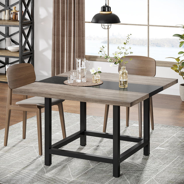 Square Dining Table, Farmhouse 39"x 39"x 29" Kitchen Table for 4