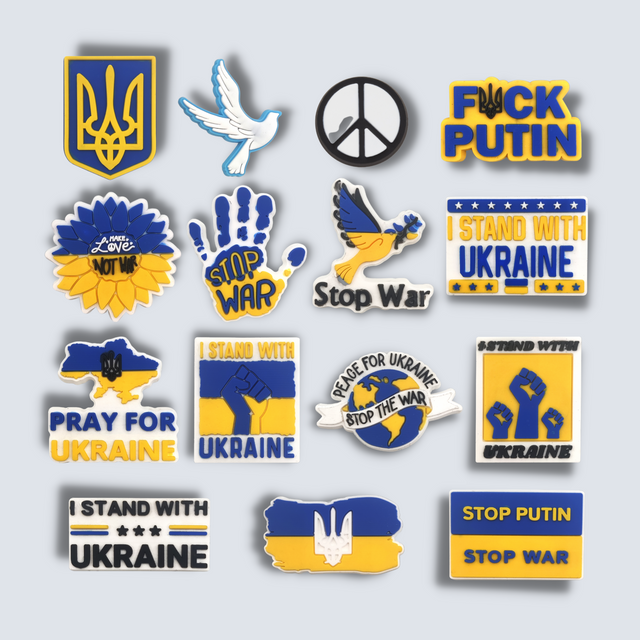 Ukraine Shoe Charms