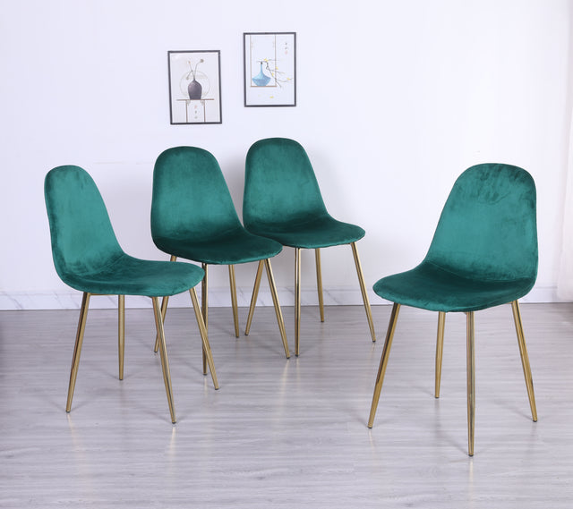 Velvet Dining Chairs Set of 4