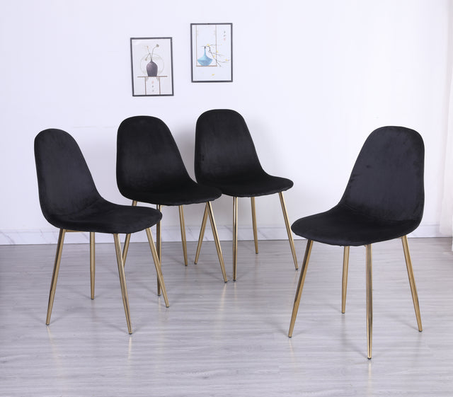 Velvet Dining Chairs Set of 4