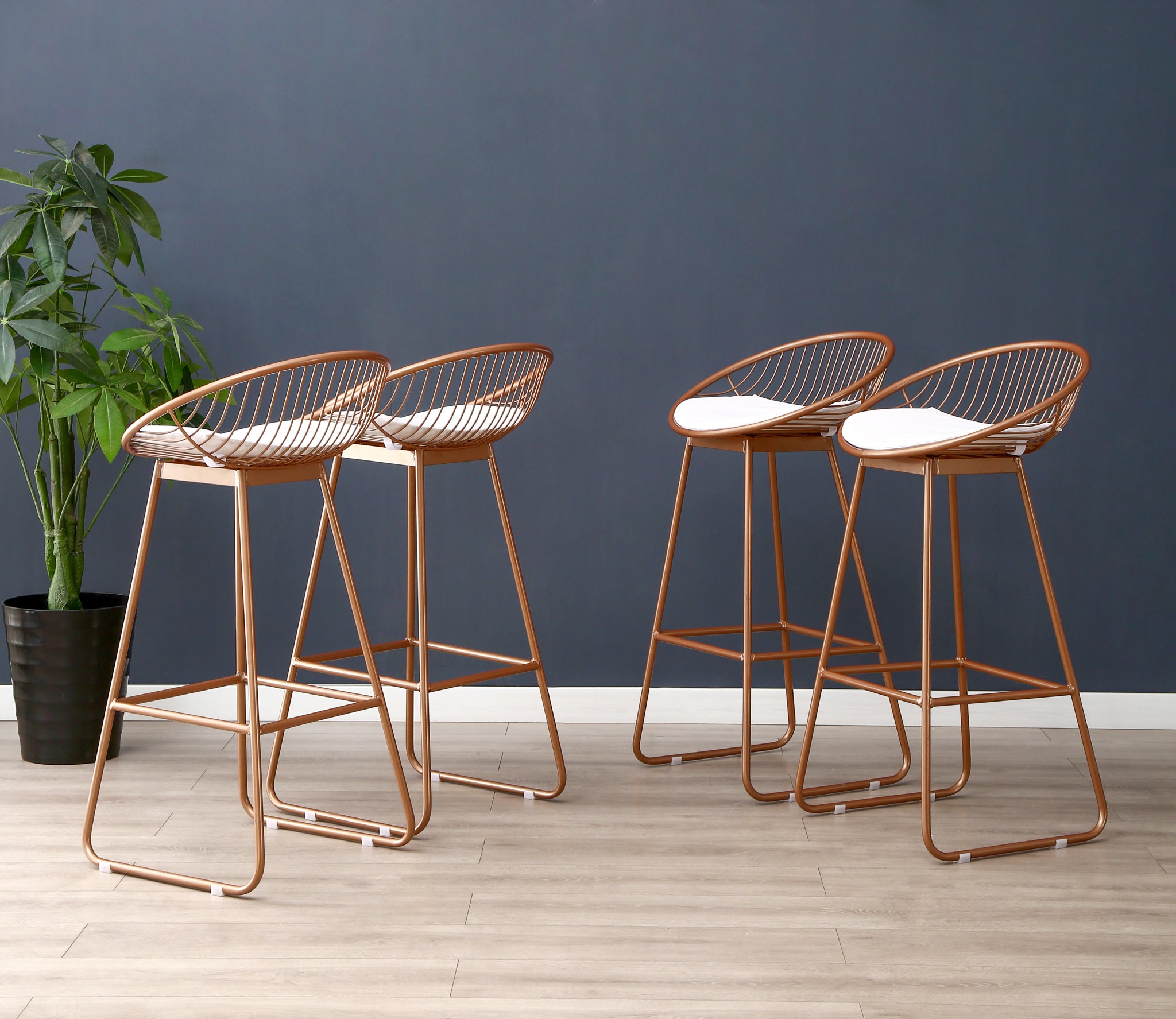 Rose gold on sale bar stools