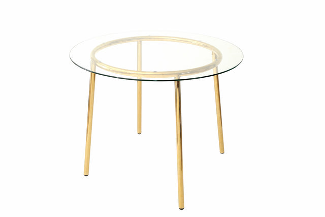 Round Glass Dining Table 40"