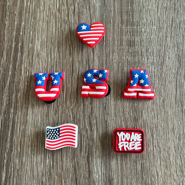 USA Shoe Charms