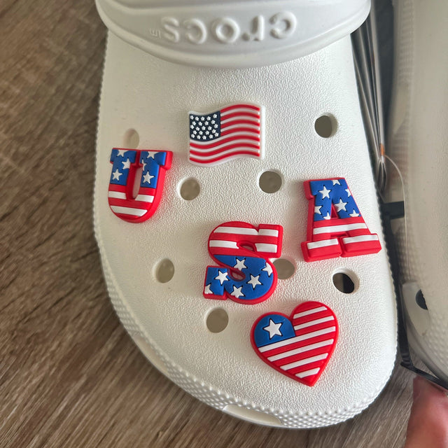 USA Shoe Charms